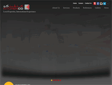 Tablet Screenshot of kitchencoqatar.com